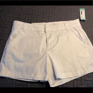 White shorts never worn